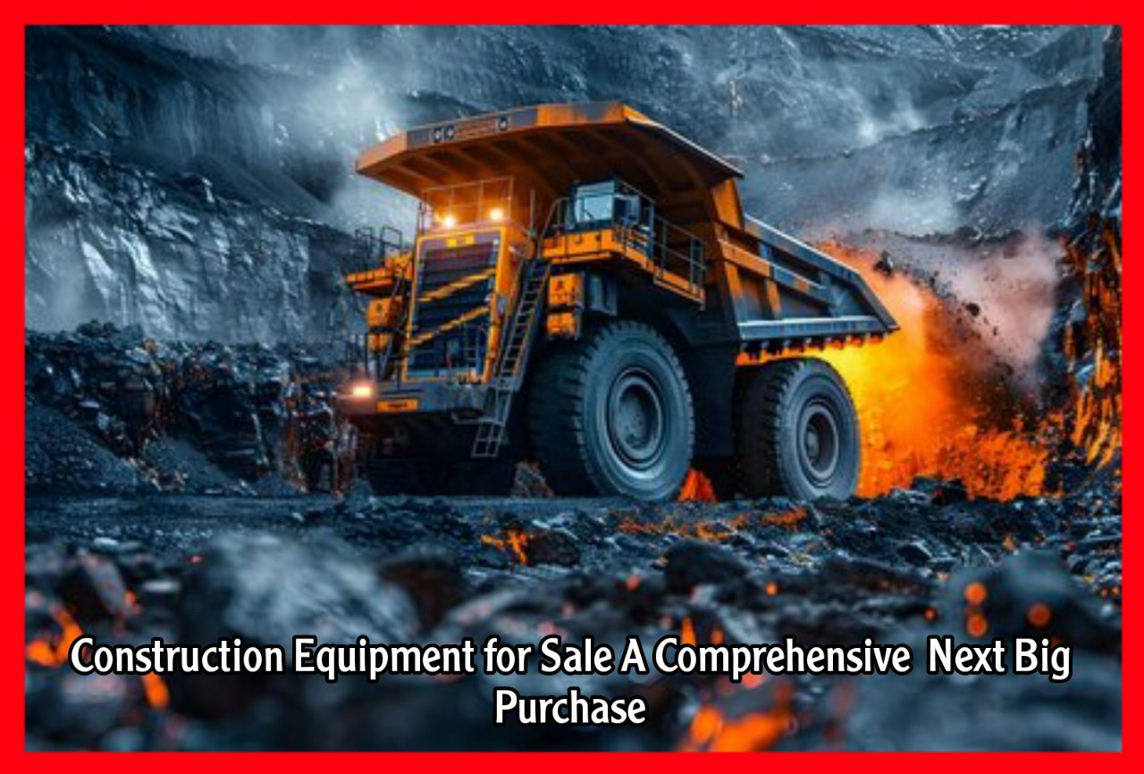 Construction Equipment for Sale A Comprehensive Next Big Purchase